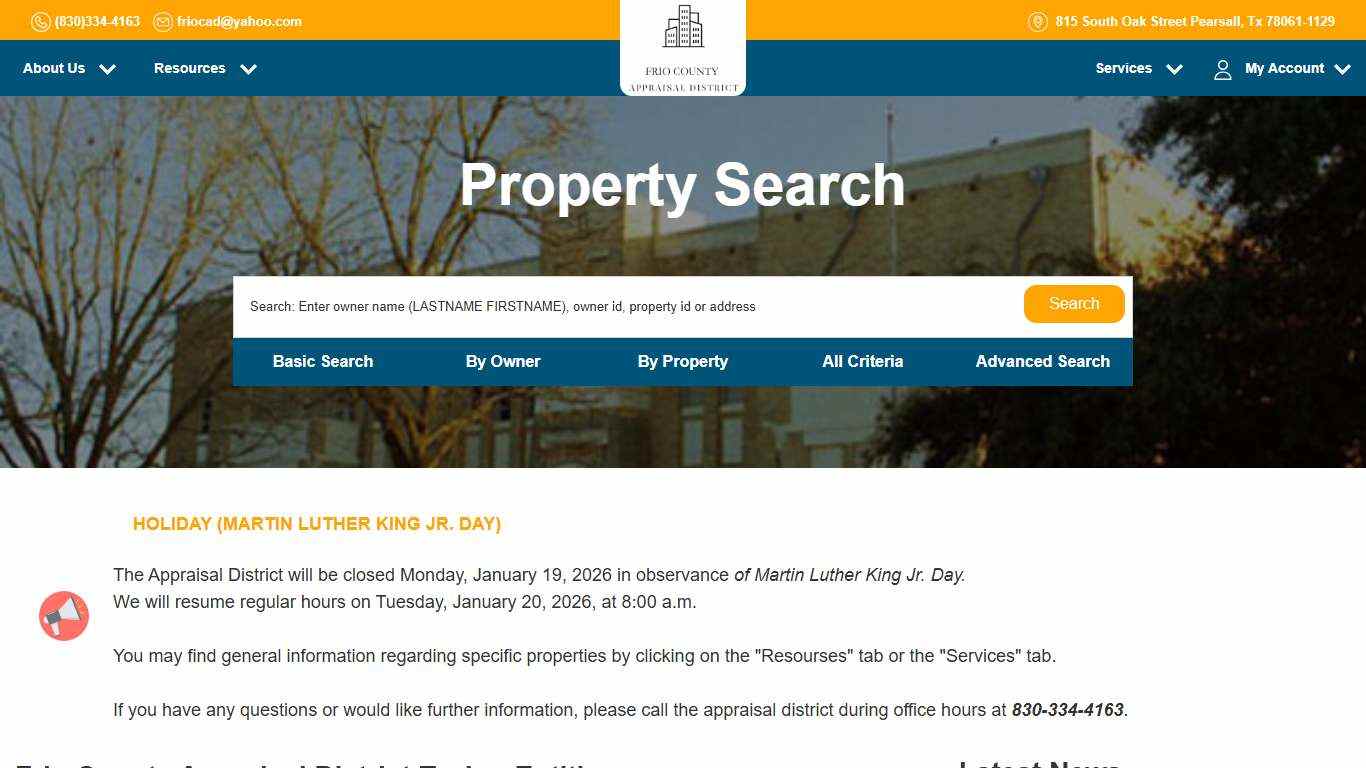 Frio County Appraisal District