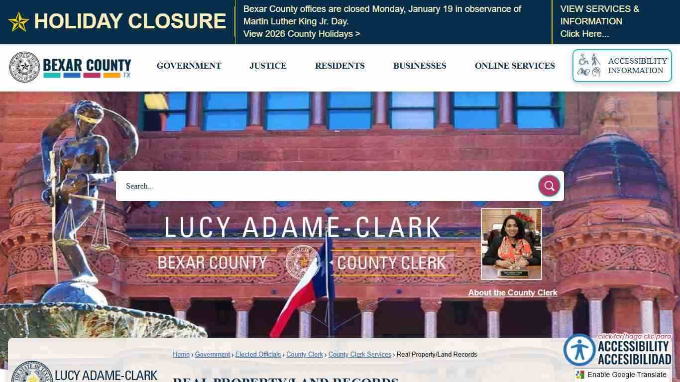 Real Property/Land Records | Bexar County, TX - Official Website